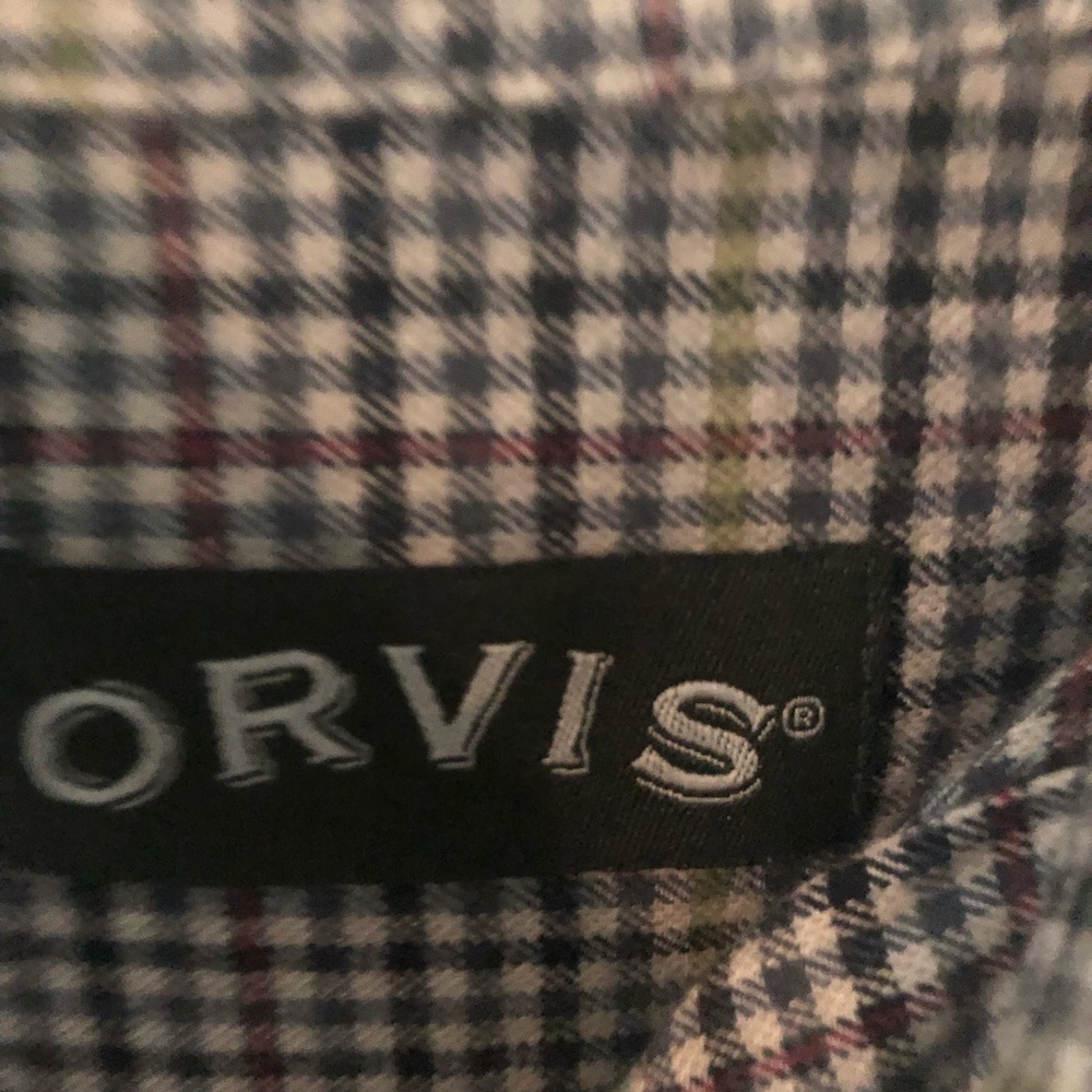 Orvis Checkered Button Front Shirt - image 4